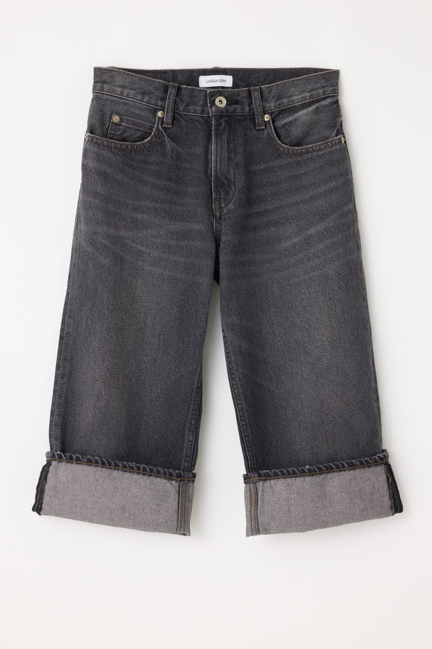 FOLD MIDDLE デニム BLK M