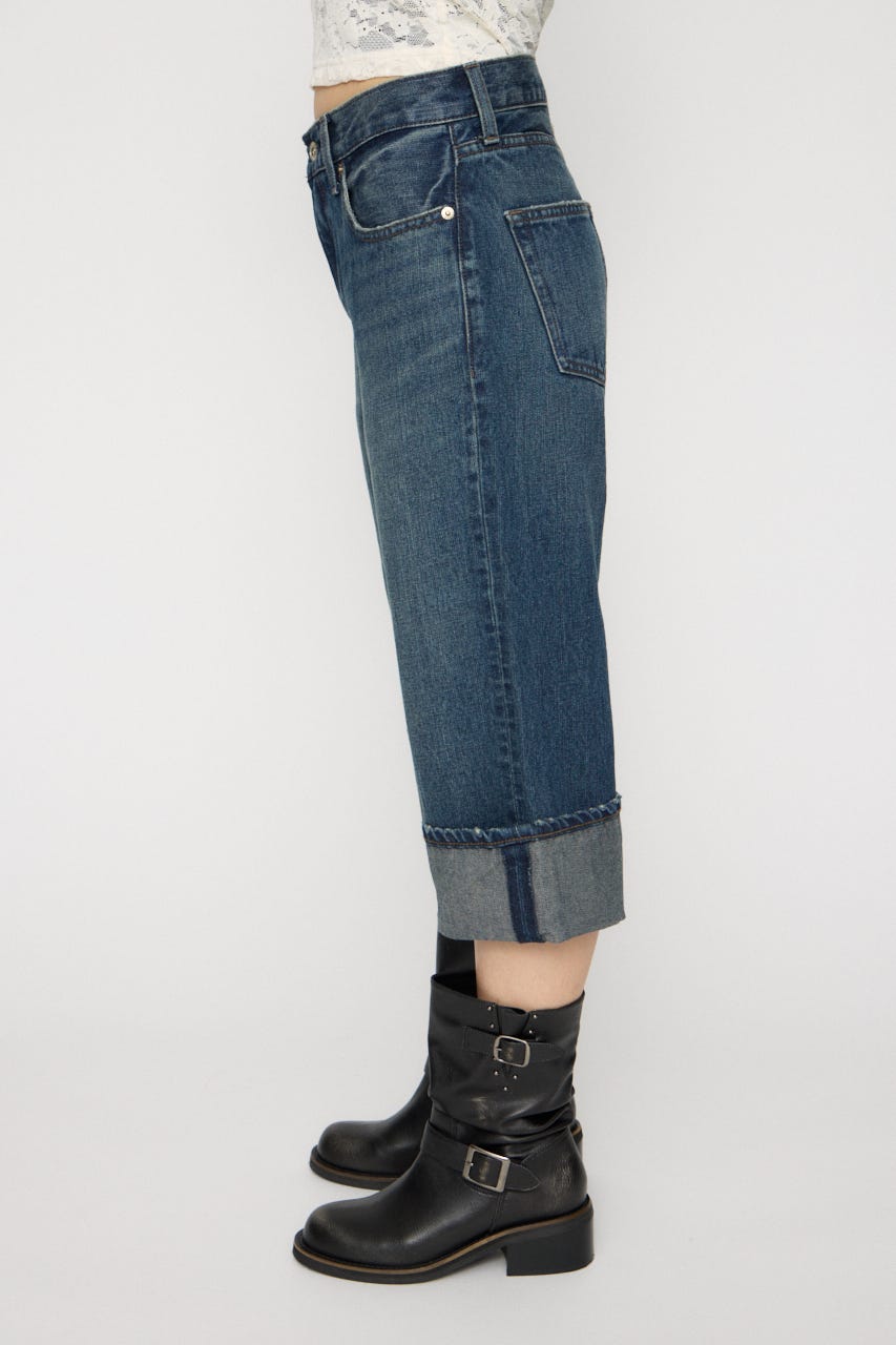 FOLD MIDDLE デニム BLU M