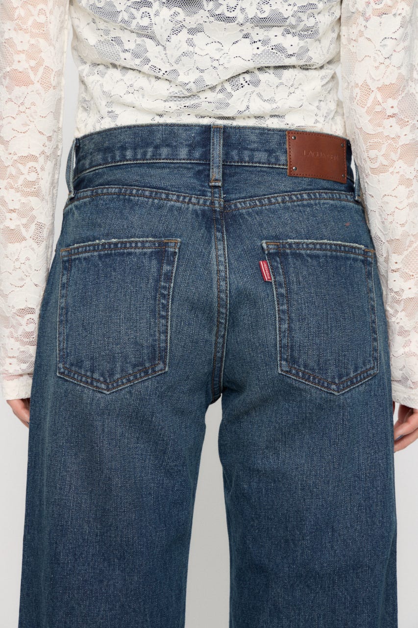 FOLD MIDDLE デニム BLU M