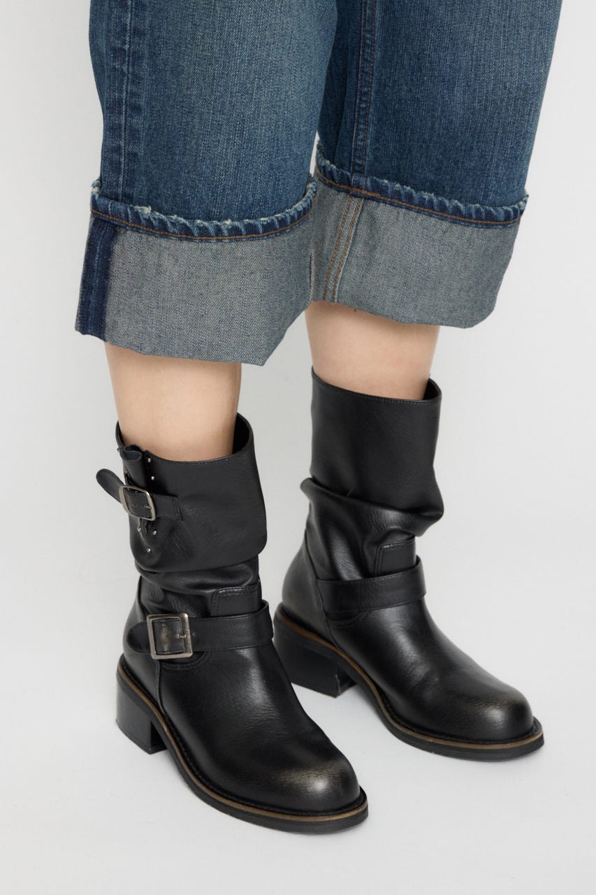 FOLD MIDDLE デニム BLU M