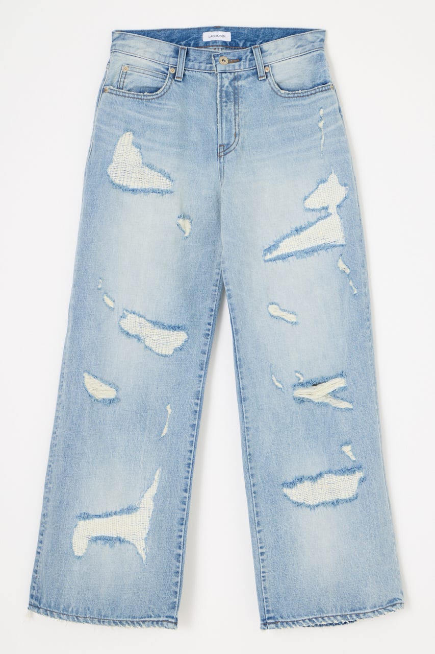 CRASH WASH LOOSEY デニム BLU 26inch