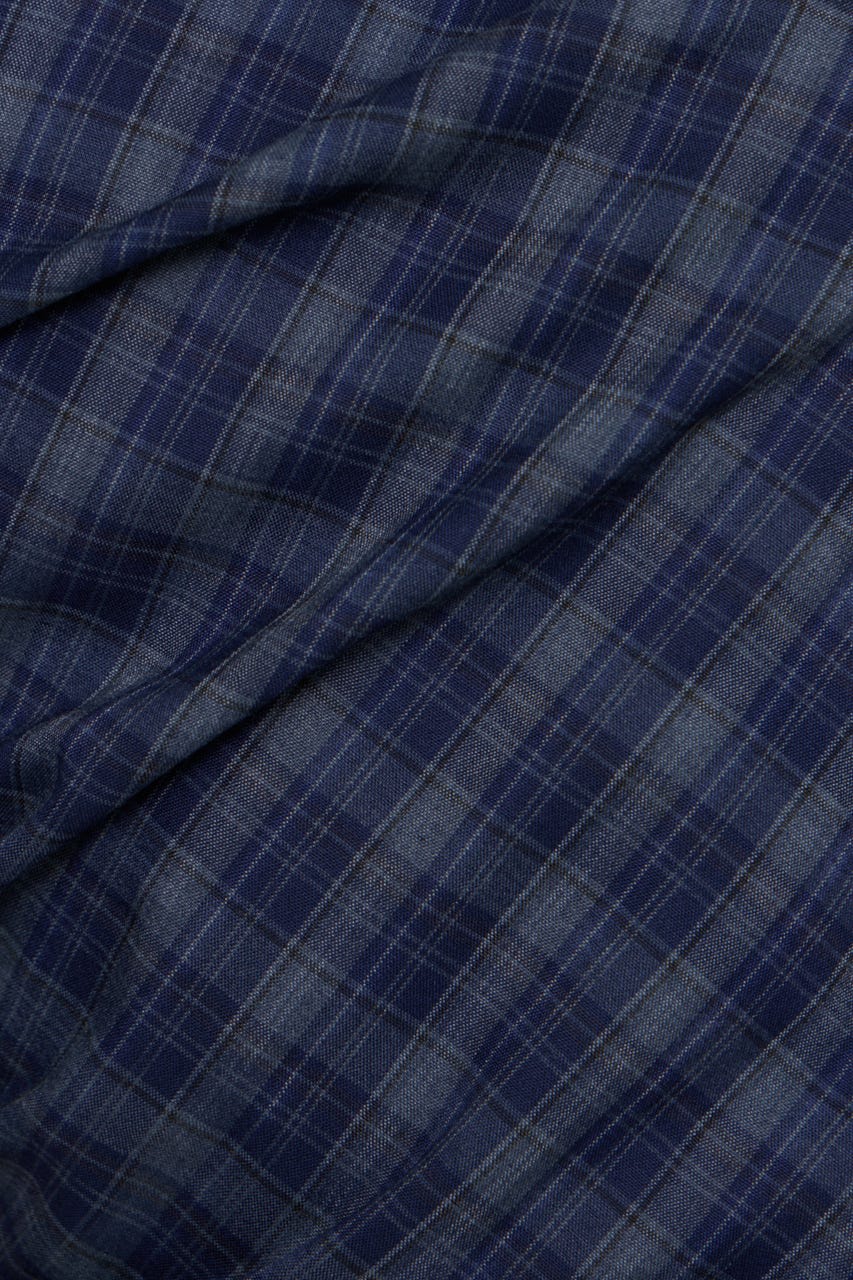 NECK LOOSEY CHECK トップス NVY FREE