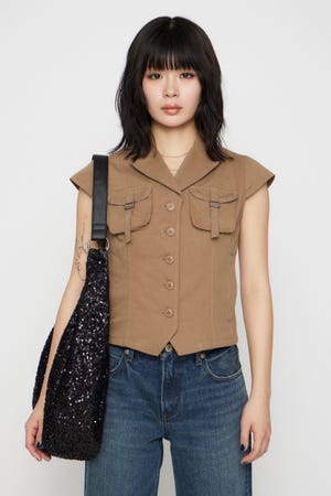 POCKET COMPACT  SHIRT トップス