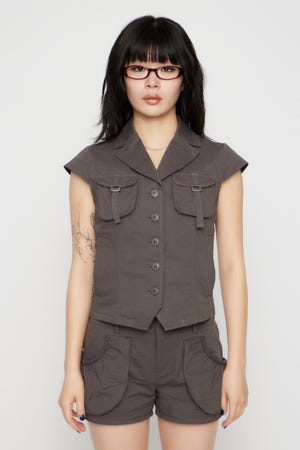 POCKET COMPACT  SHIRT トップス