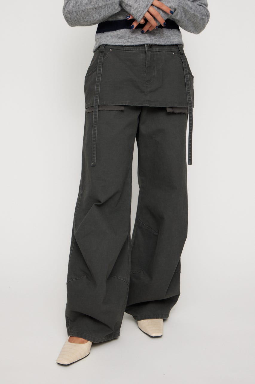 DOCKING COVER LOOSE パンツ L/BLK M