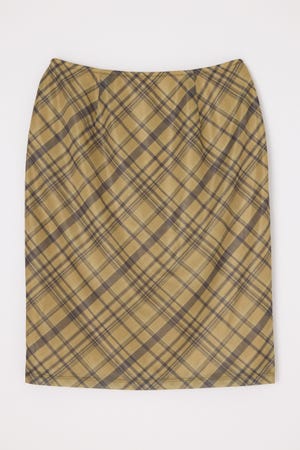 CHECK MIDDLE スカート