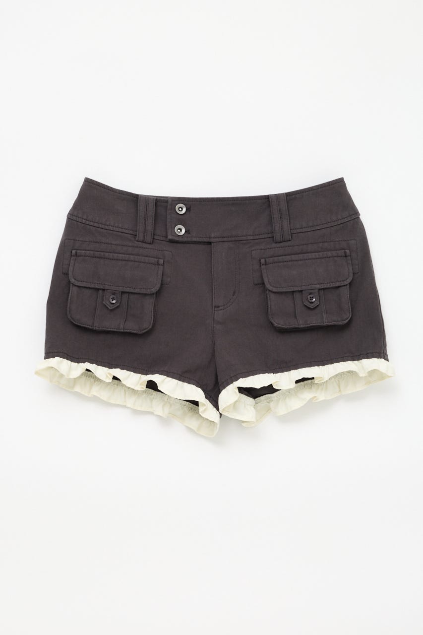FRILL COMPACT ショートパンツ C.GRY S