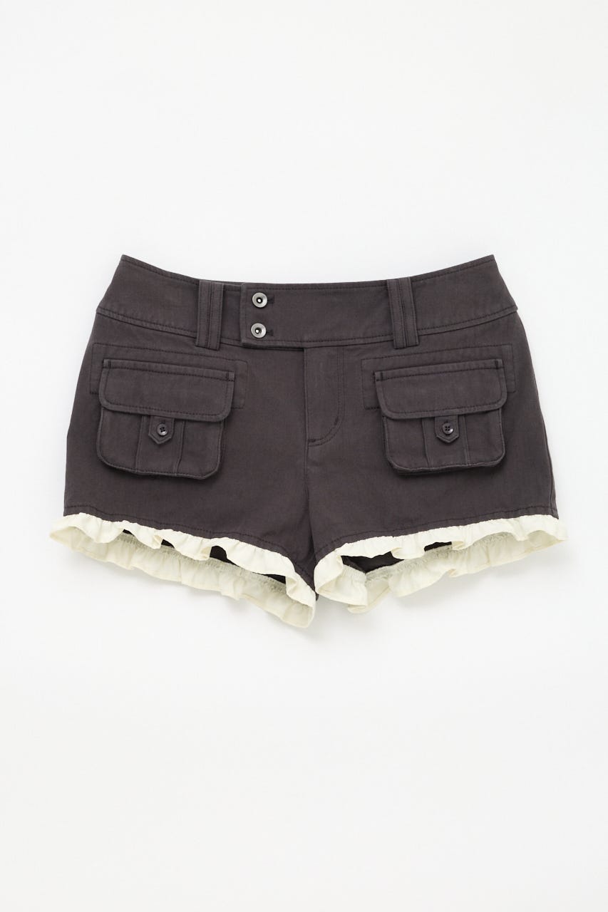 FRILL COMPACT ショートパンツ C.GRY S