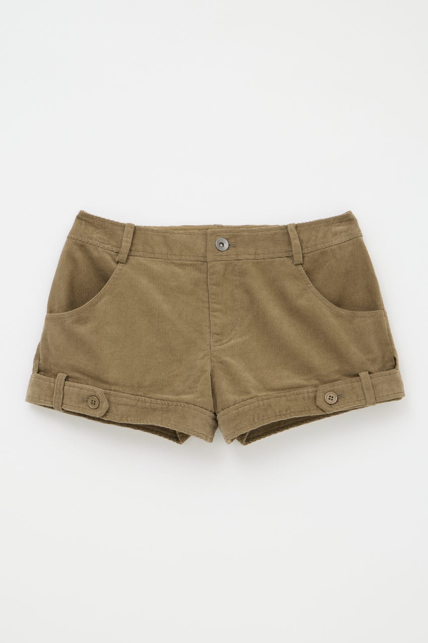 CORDUROY COMPACT ショートパンツ BEG XS