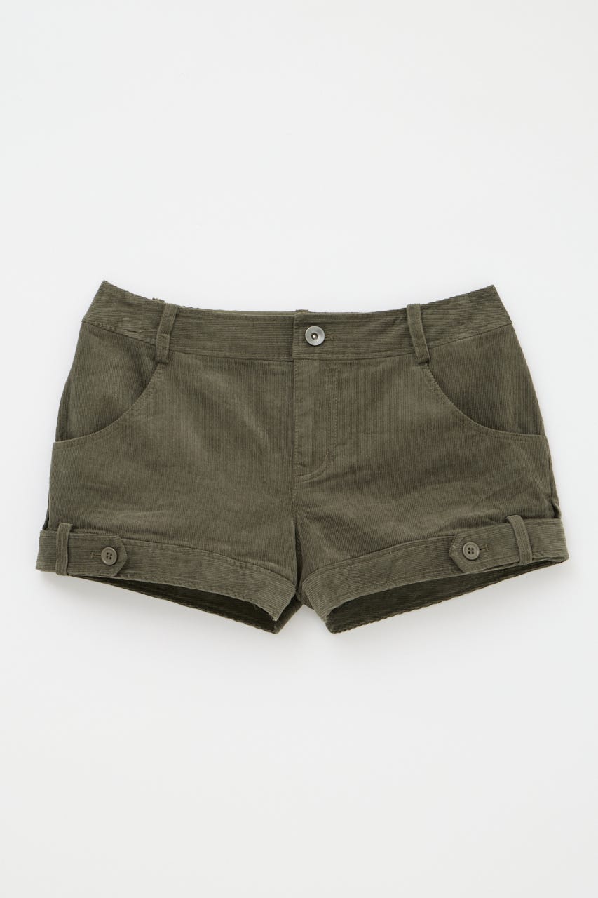 CORDUROY COMPACT ショートパンツ KHA XS