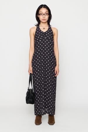 HALTER NECK DOT ワンピース