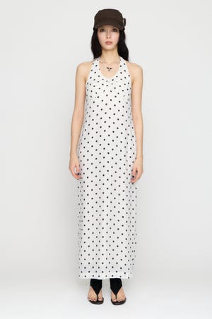 HALTER NECK DOT ワンピース