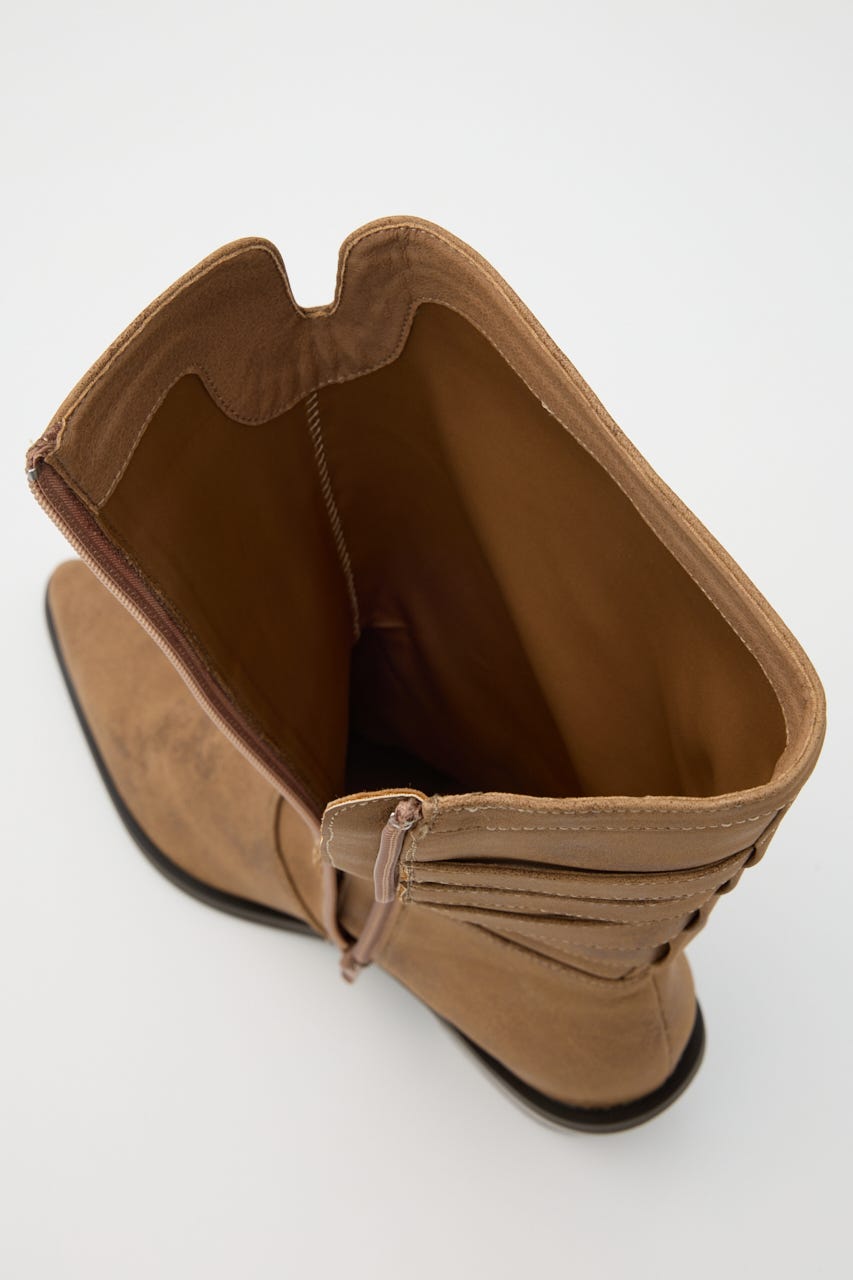 BELTED MIDDLE ブーツ BEG M