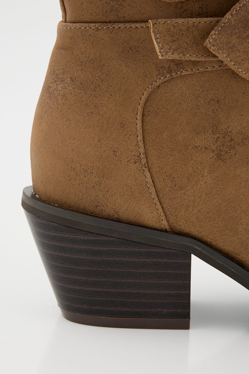 BELTED MIDDLE ブーツ BEG M