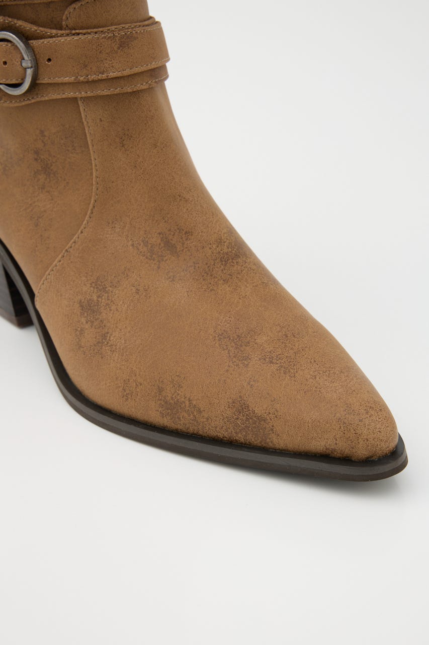 BELTED MIDDLE ブーツ BEG M