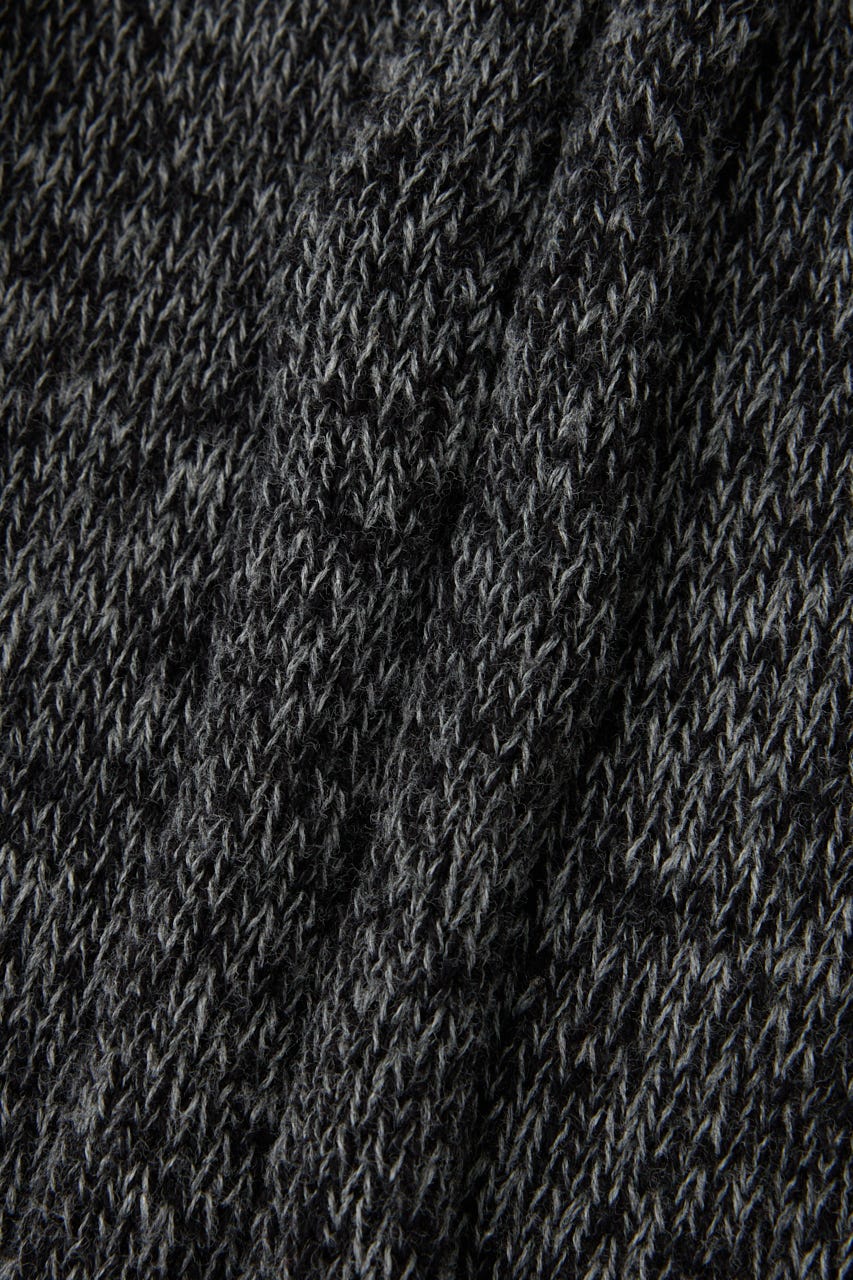 CORSAGE KNIT ストール BLK FREE