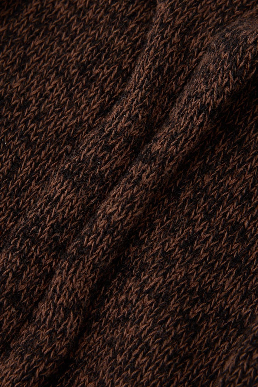 CORSAGE KNIT ストール BRN FREE