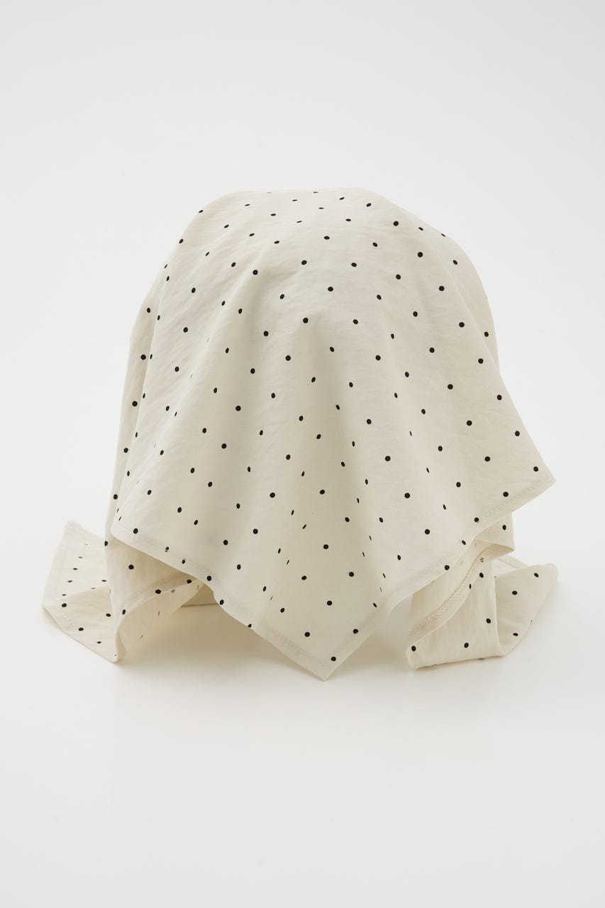 DOT BACK TIE キャップ WHT FREE