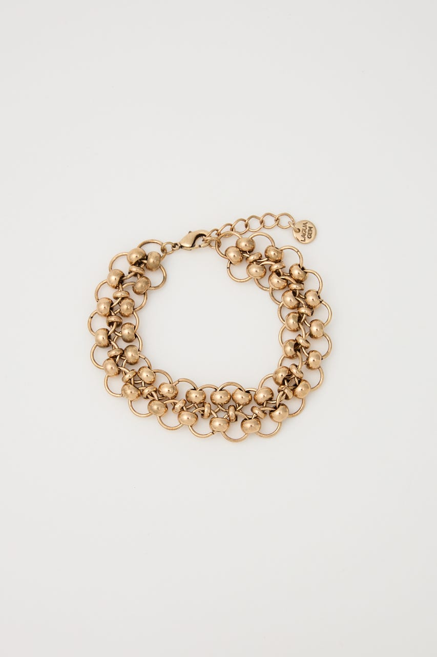 METAL 2PIECE ブレスレット GLD FREE