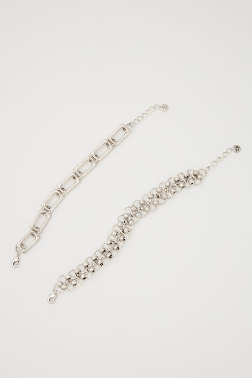 METAL 2PIECE ブレスレット SLV FREE