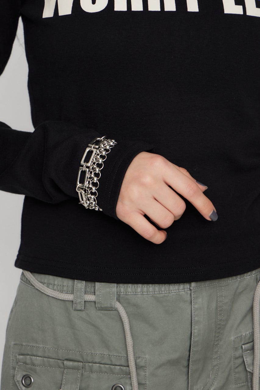 METAL 2PIECE ブレスレット SLV FREE