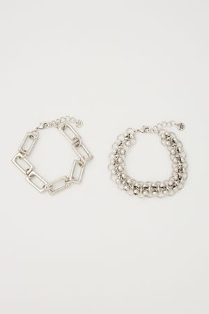 METAL 2PIECE ブレスレット