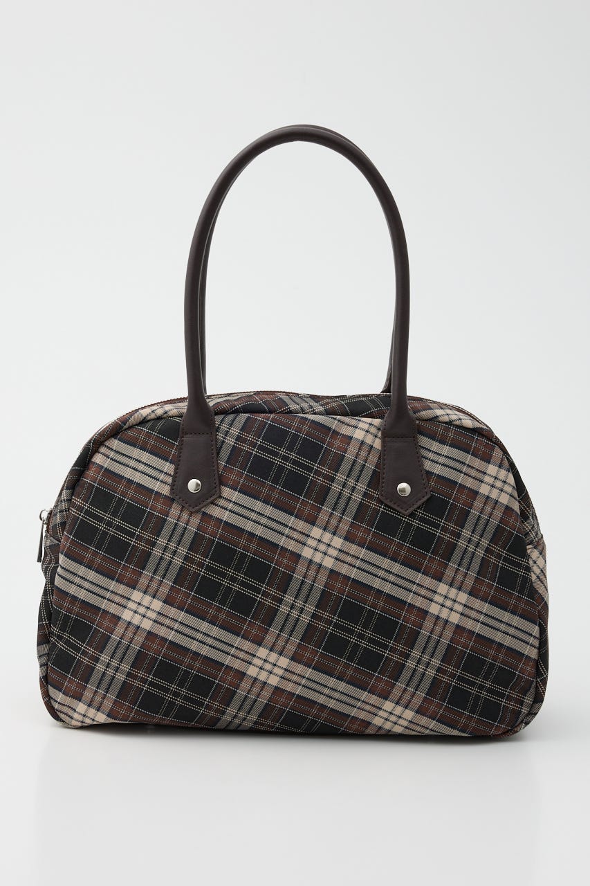 CHECK BOSTON バッグ BRN FREE