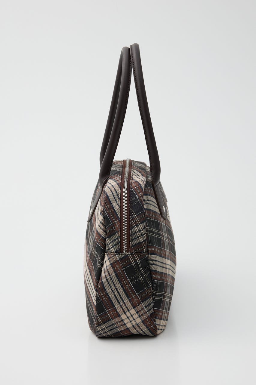 CHECK BOSTON バッグ BRN FREE