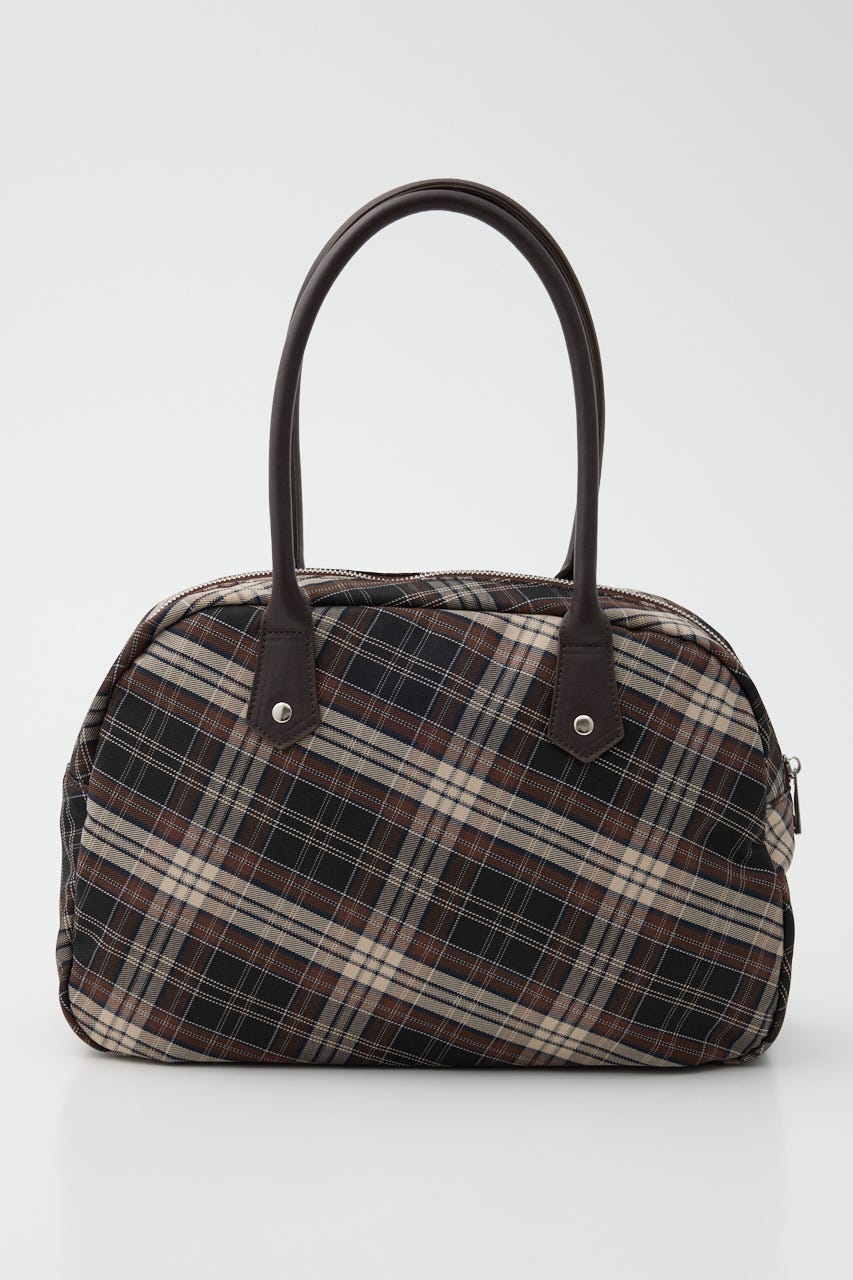 CHECK BOSTON バッグ BRN FREE