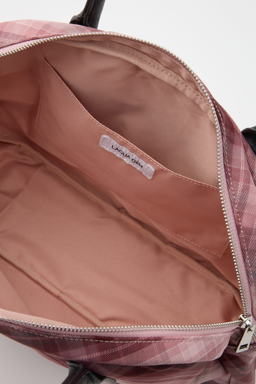 CHECK BOSTON バッグ PNK FREE