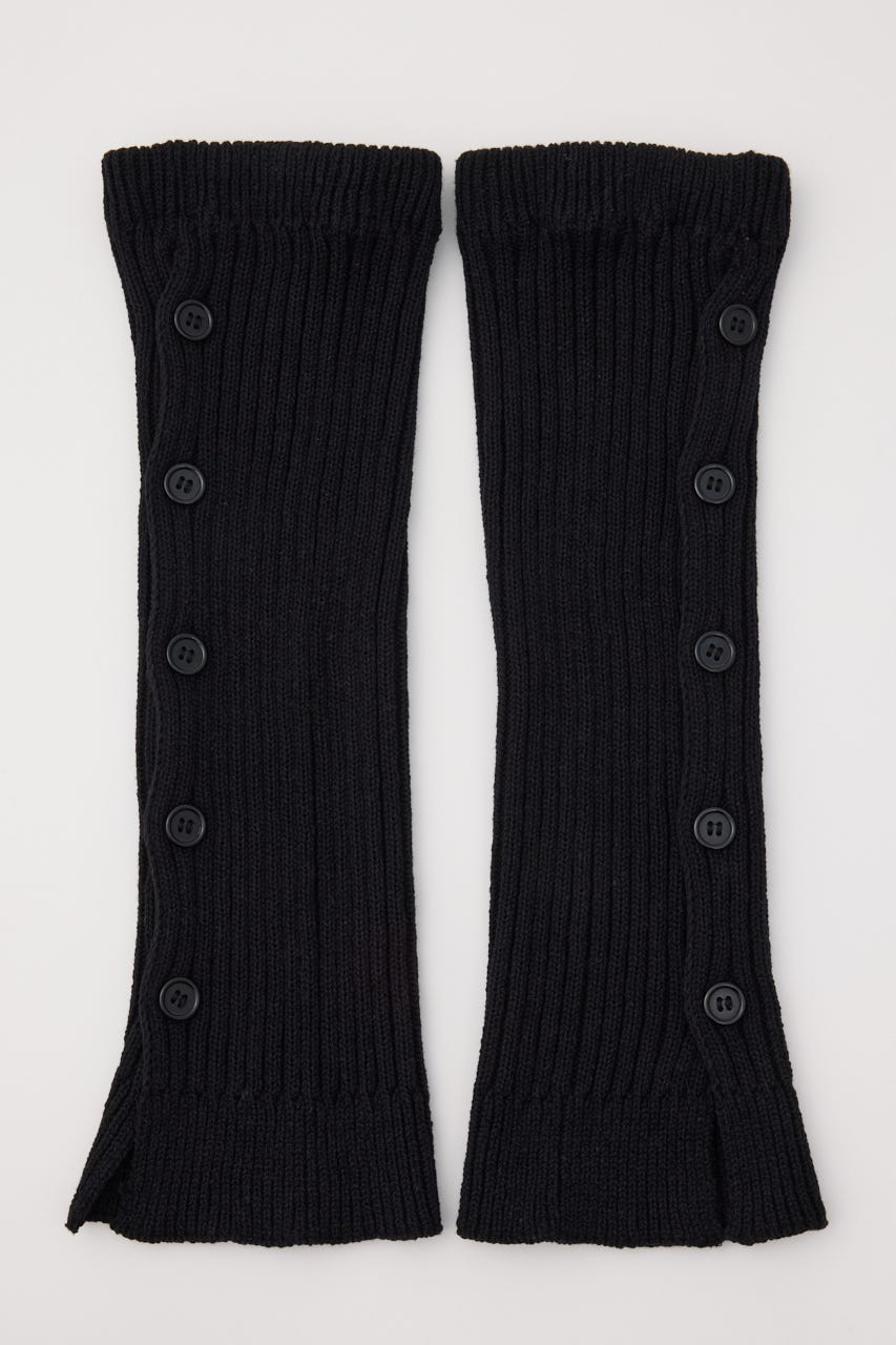 BUTTON レッグウォーマー BLK FREE