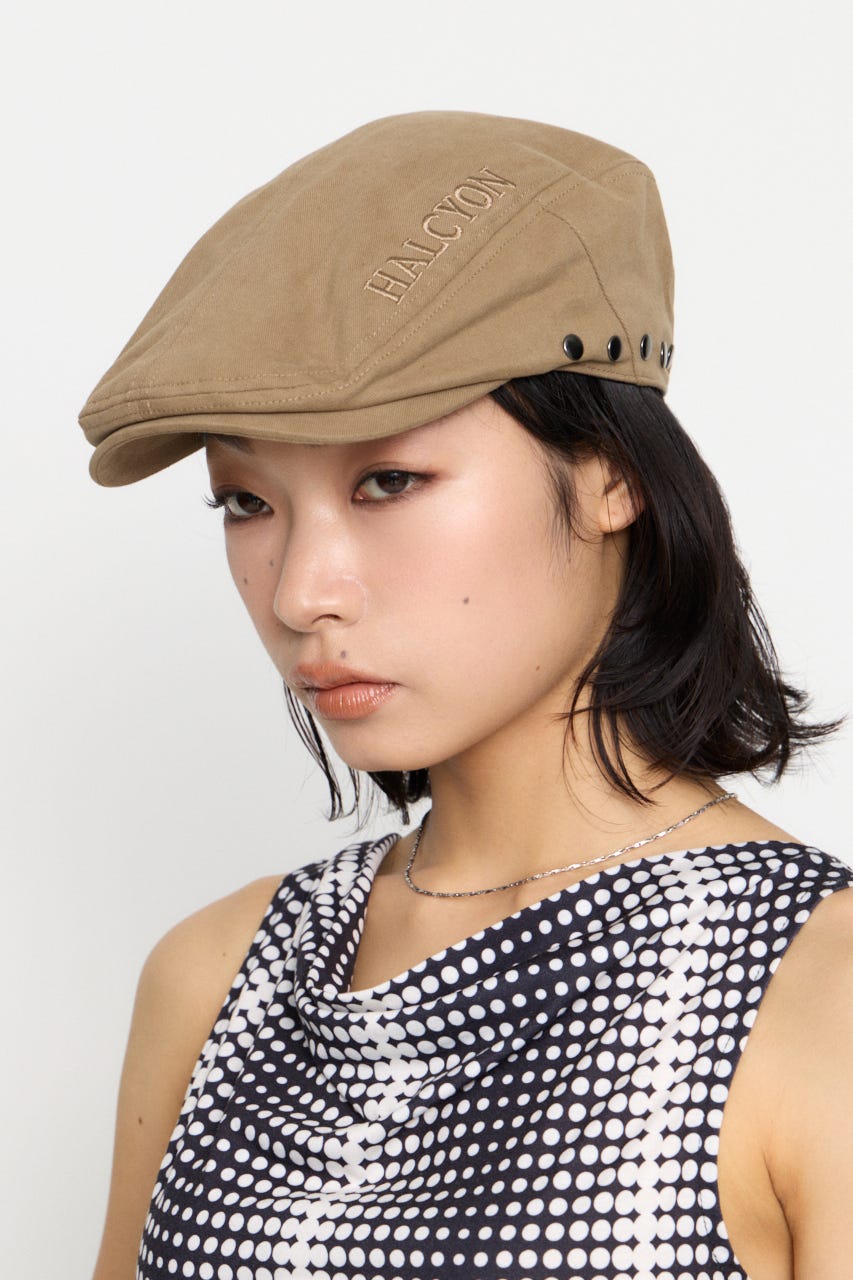 METAL BUTTON ハンチング BEG FREE