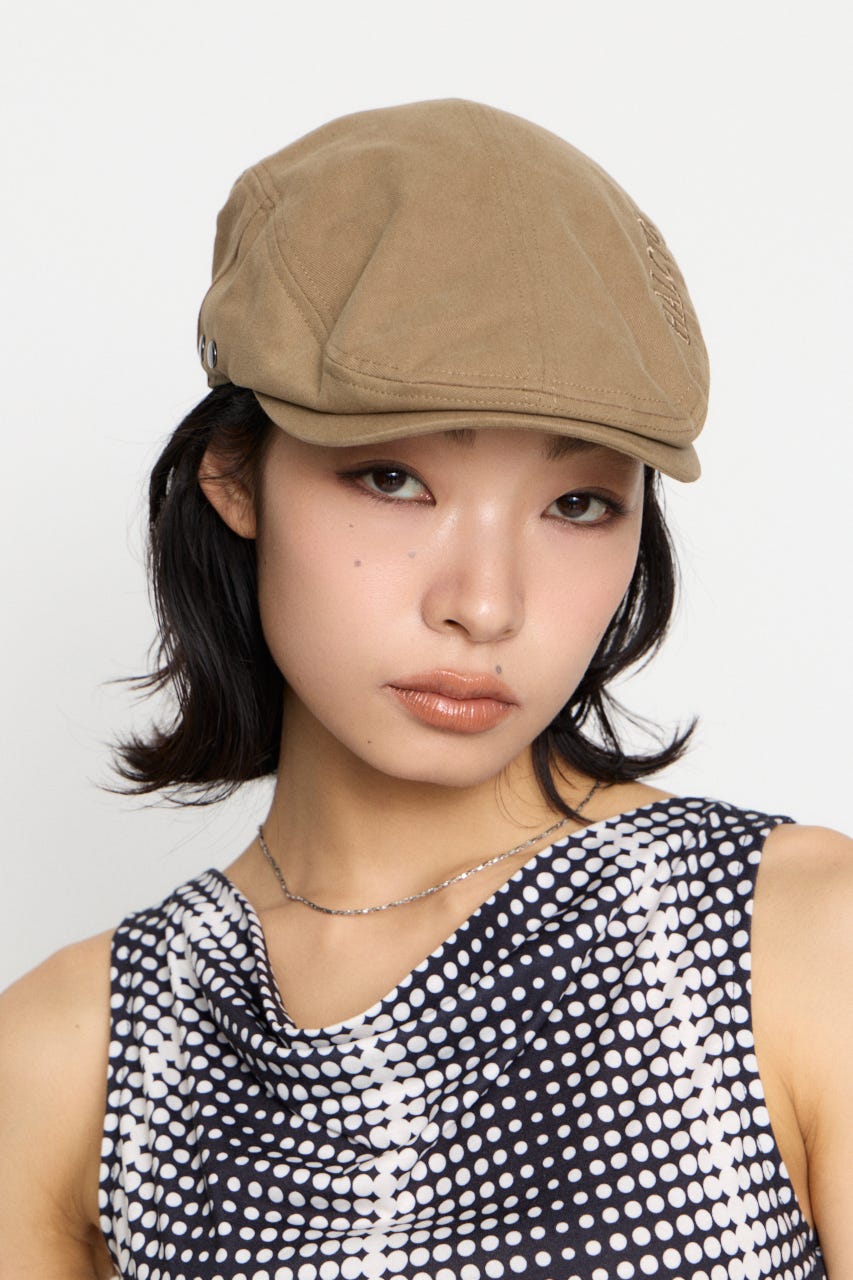 METAL BUTTON ハンチング BEG FREE