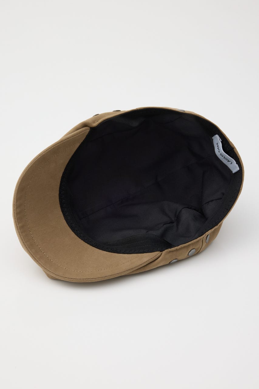 METAL BUTTON ハンチング BEG FREE