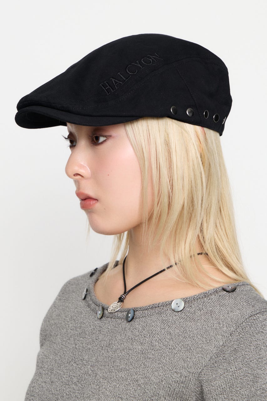 METAL BUTTON ハンチング BLK FREE