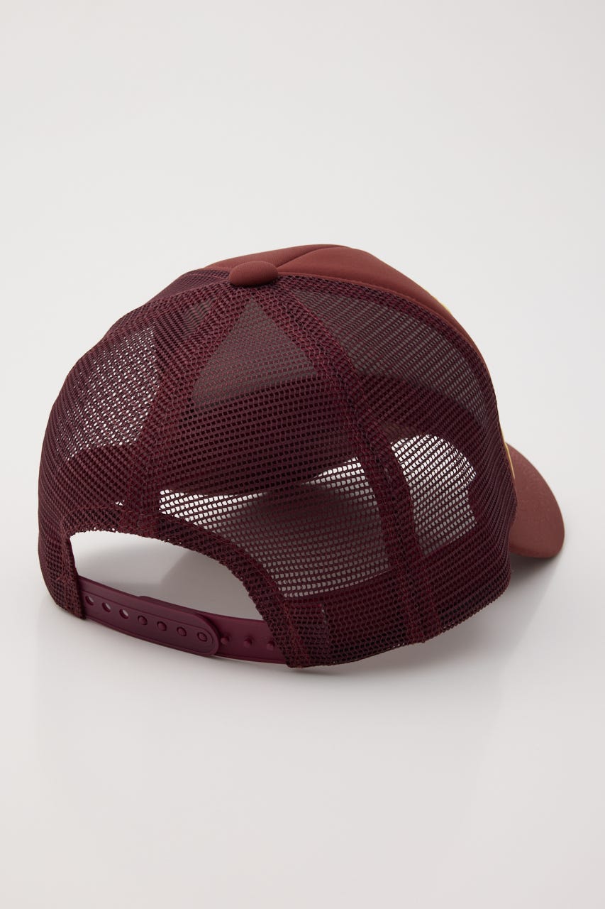 LETTERING MESH キャップ D/RED FREE