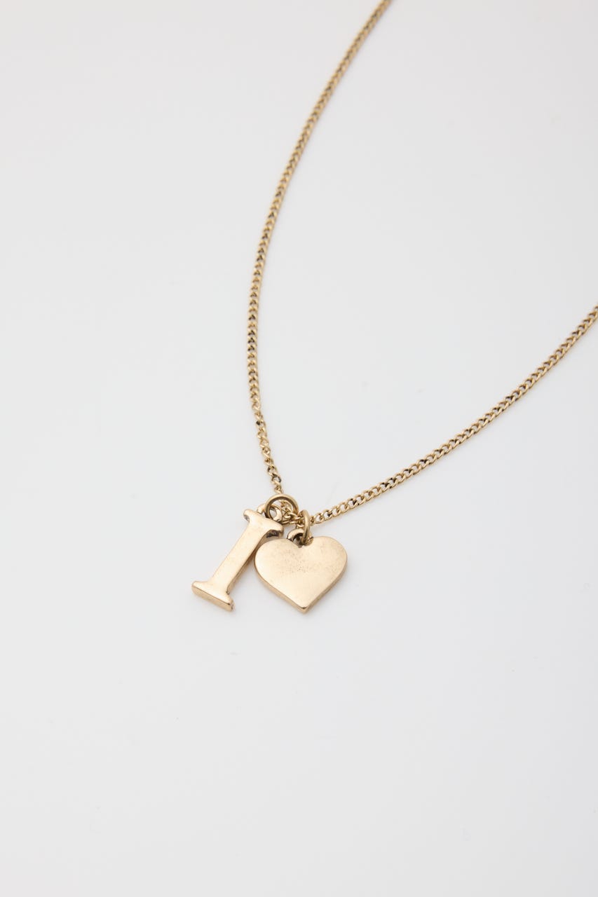 I LOVE SET ネックレス GLD FREE