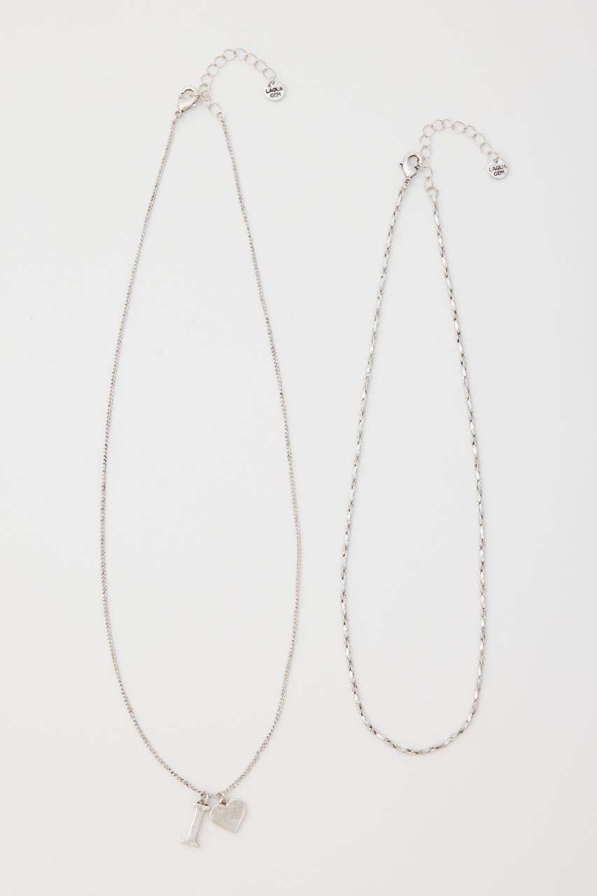 I LOVE SET ネックレス SLV FREE
