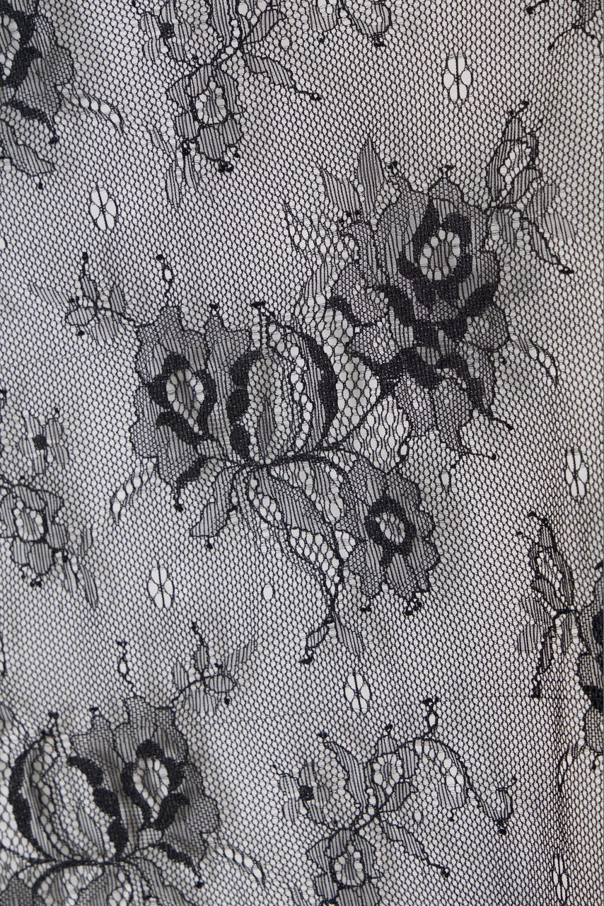 MESH LACE WRAP スカート BLK FREE