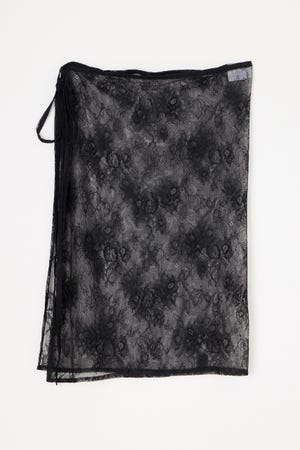 MESH LACE WRAP スカート