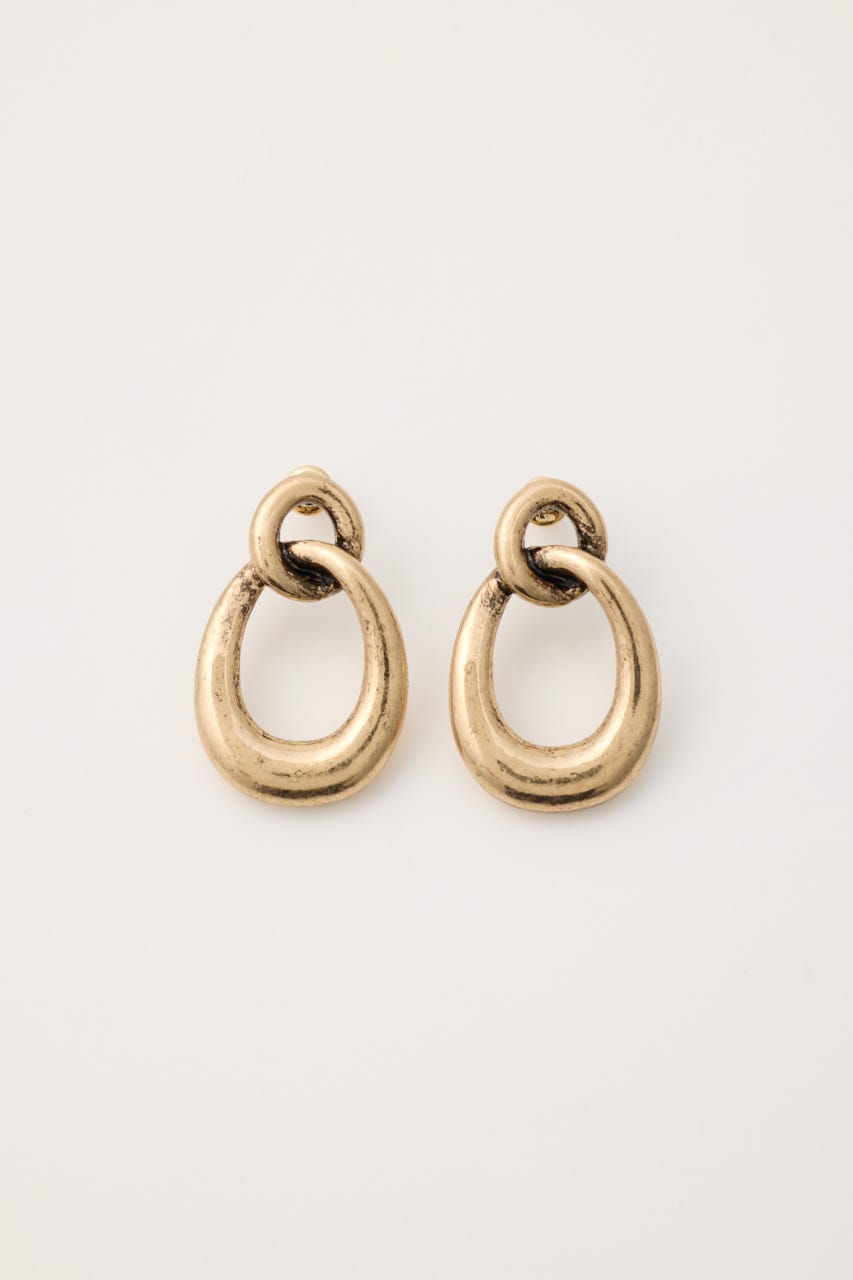 TWIST HOOP ピアス GLD FREE