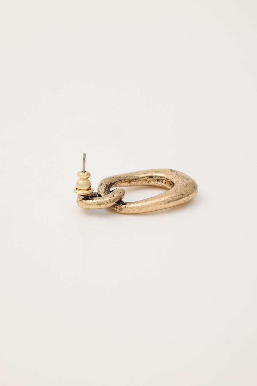 TWIST HOOP ピアス GLD FREE