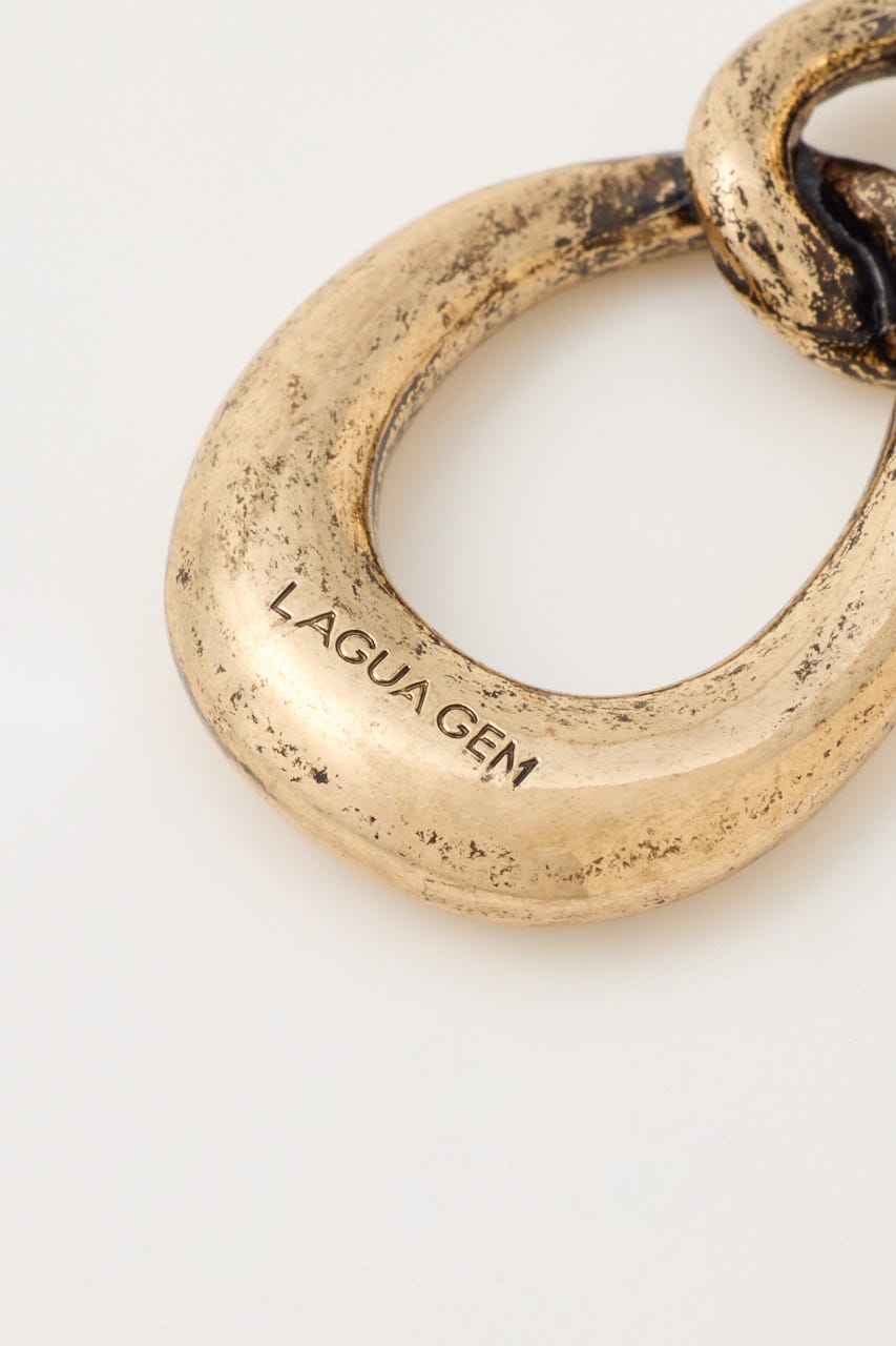 TWIST HOOP ピアス GLD FREE