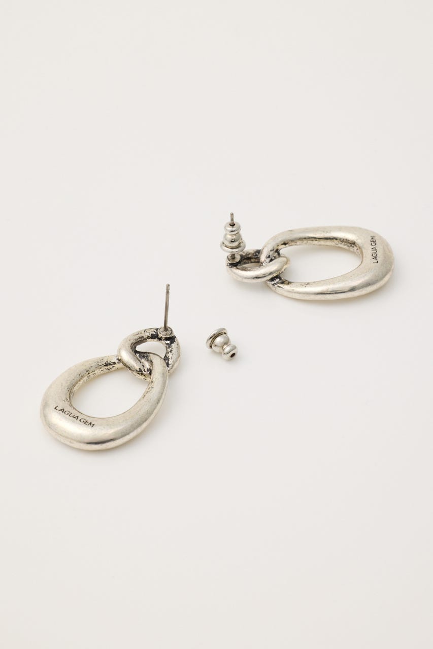 TWIST HOOP ピアス SLV FREE