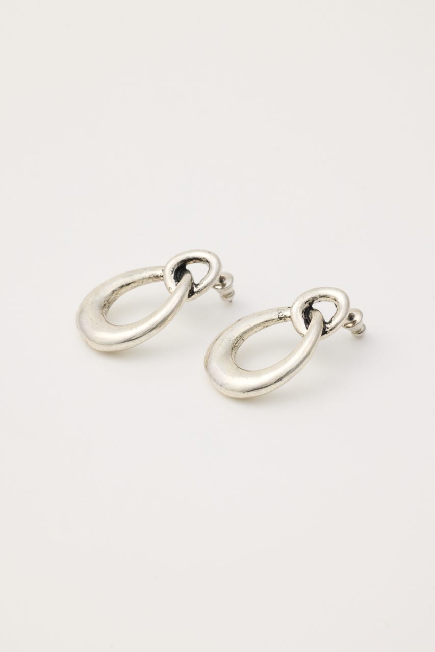 TWIST HOOP ピアス SLV FREE