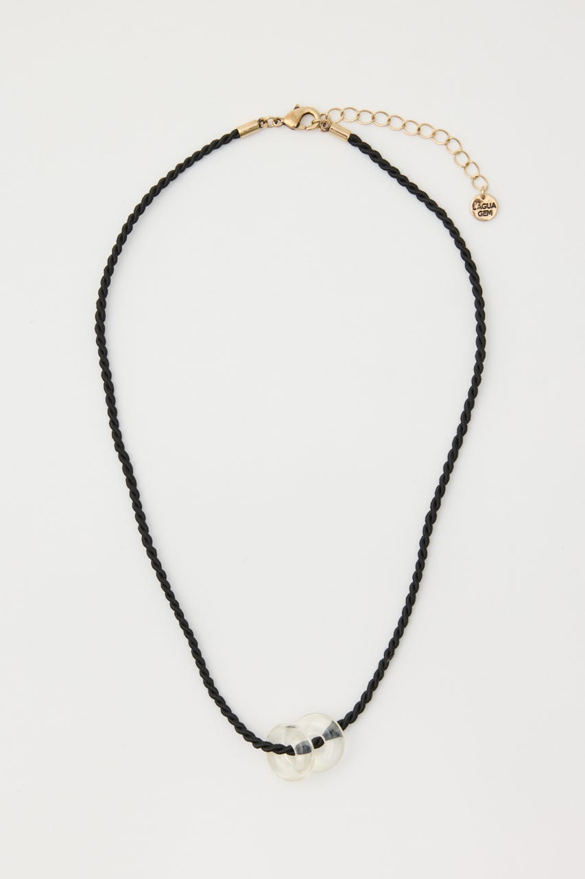 METAL STONE SET ネックレス GLD FREE