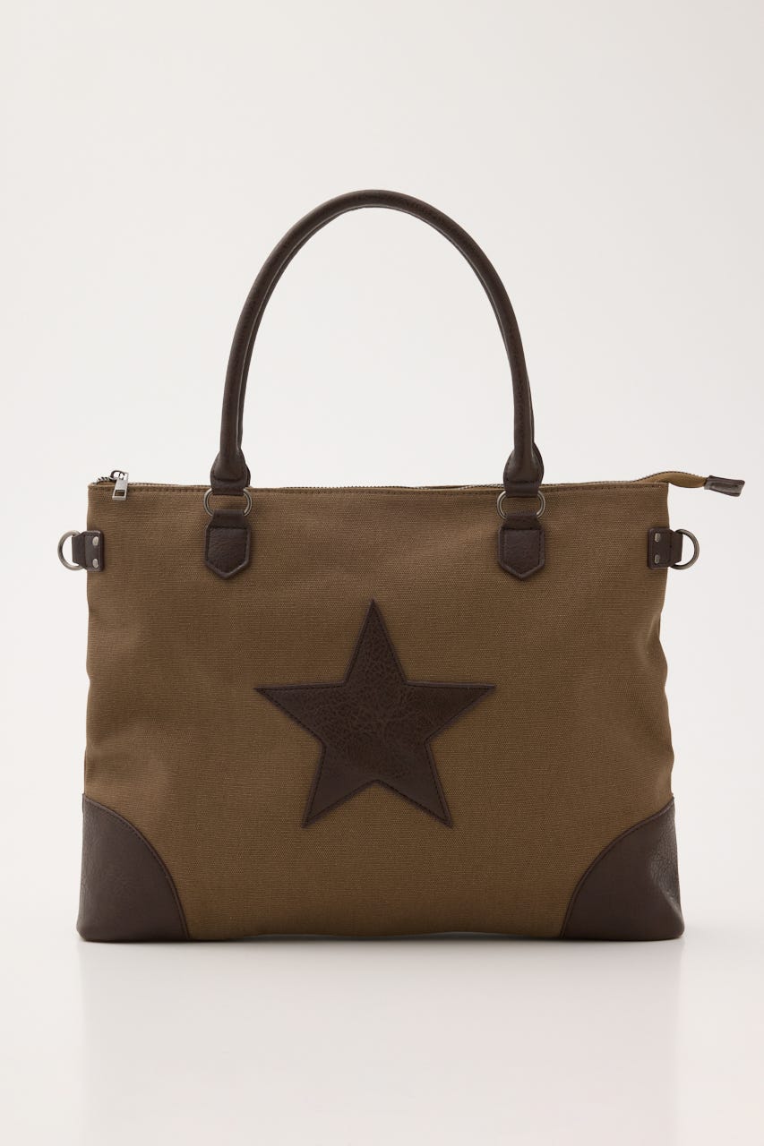STAR CANVAS バッグ BRN FREE