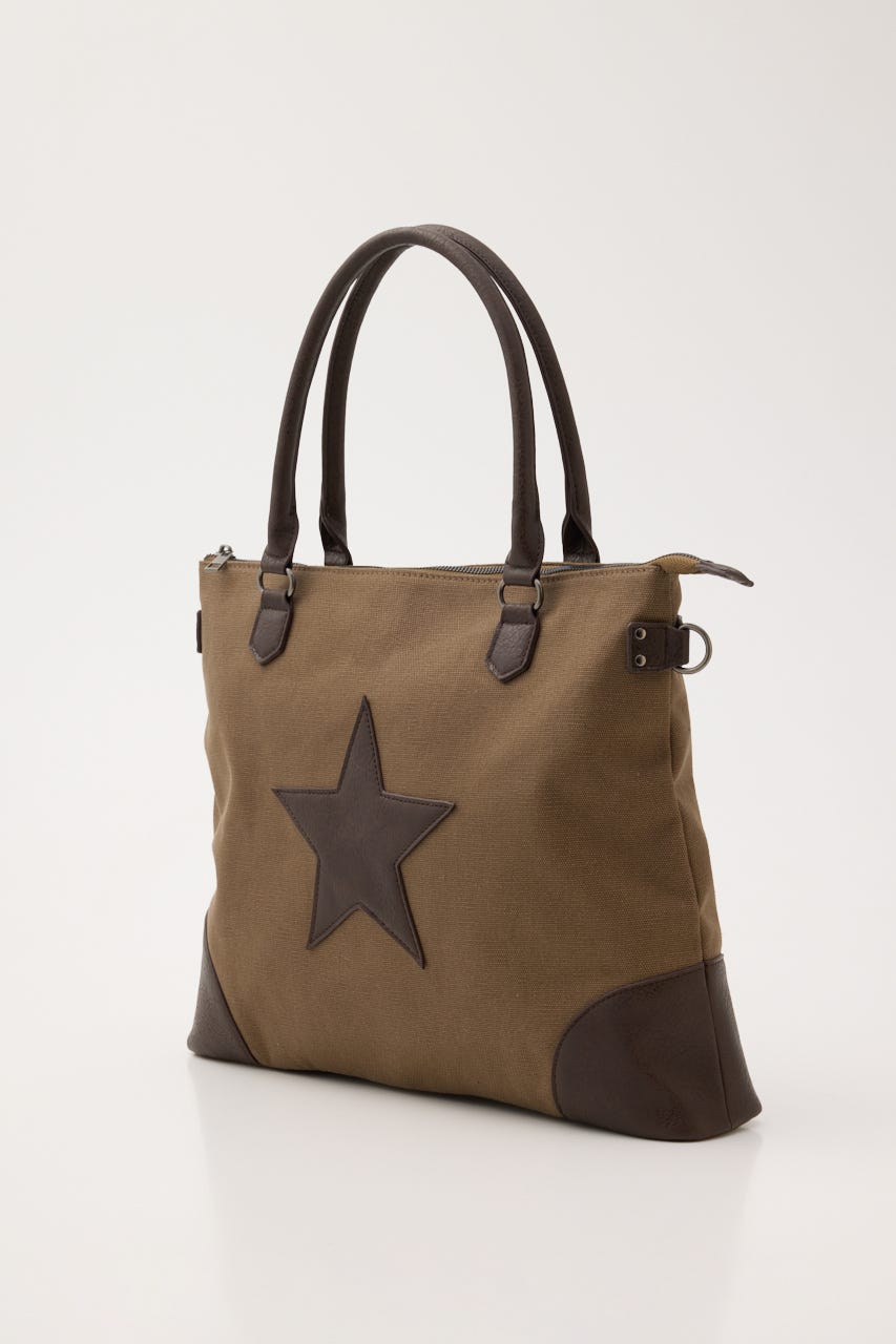 STAR CANVAS バッグ BRN FREE