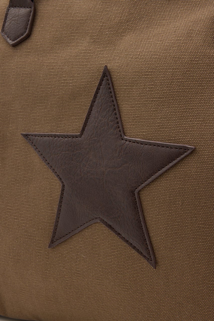STAR CANVAS バッグ BRN FREE