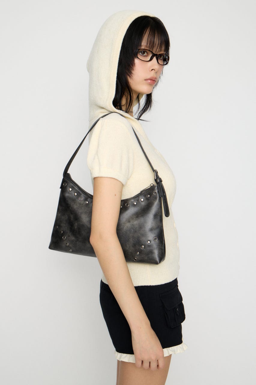BASIC STUDS バッグ BLK FREE